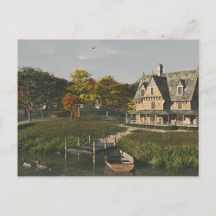 Autumn at the Lake Postcard