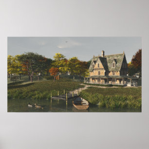 Autumn at the Lake Print