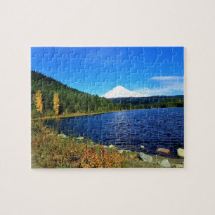 Autumn at Trillium Lake, OR Jigsaw Puzzle