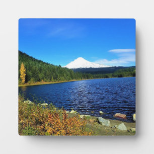 Autumn at Trillium Lake, OR Plaque
