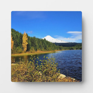 Autumn at Trillium Lake, OR Plaque