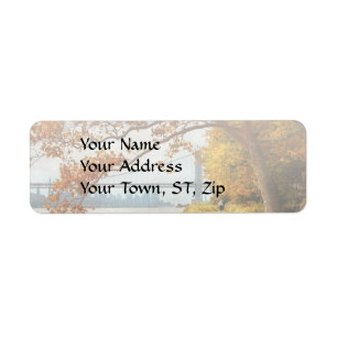 Autumn - Autumn in the Pallisades Return Address Label