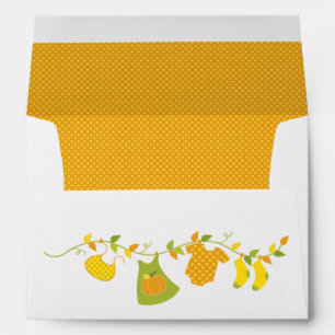 Autumn Baby Shower Envelopes
