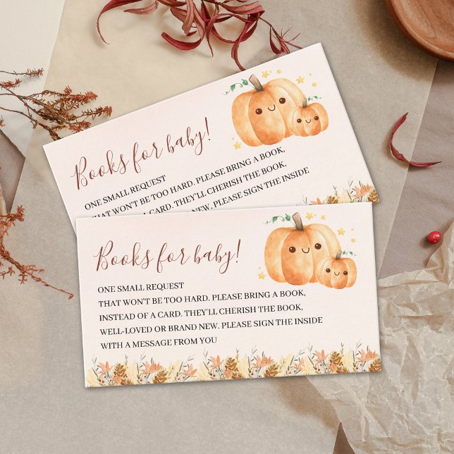 Autumn Baby Shower Insert with Pumpkins  (Creator Uploaded)