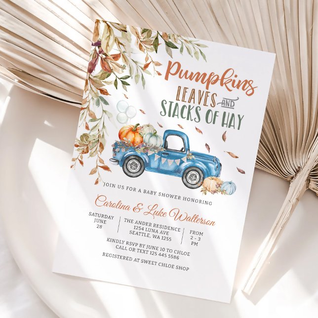 Autumn Baby Shower Invitation (Creator Uploaded)