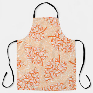 Autumn background. Leaf seamless patternbackground Apron