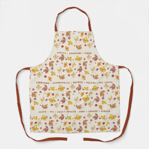 Autumn Baking Spices and Floral  Apron