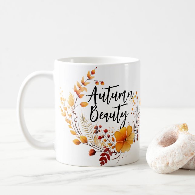 Autumn Beauty Coffee Mug (With Donut)