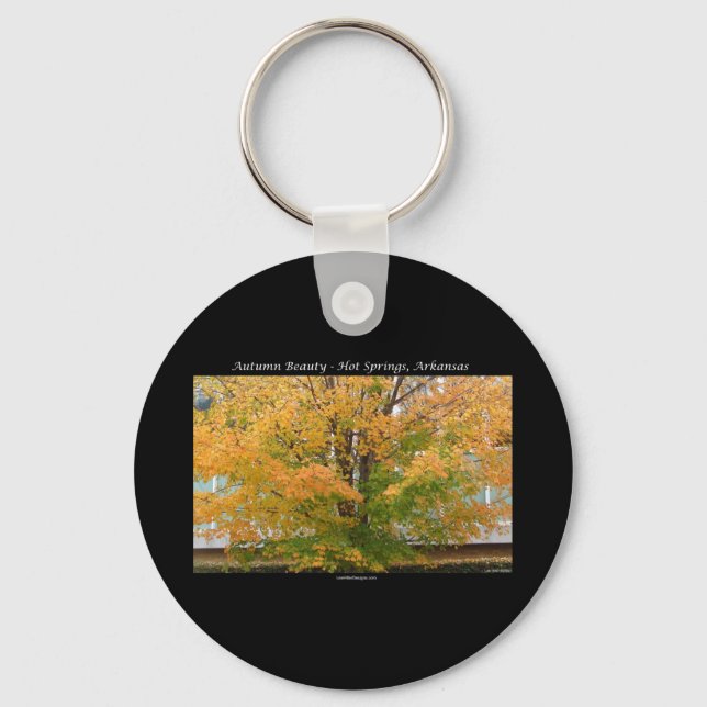 Autumn Beauty Hot Springs, Arkansas Apparel Gifts Key Ring (Front)