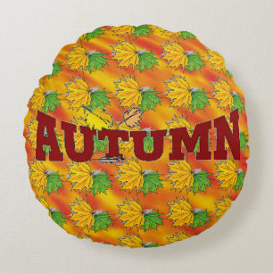 Autumn Beauty - Round Cushion