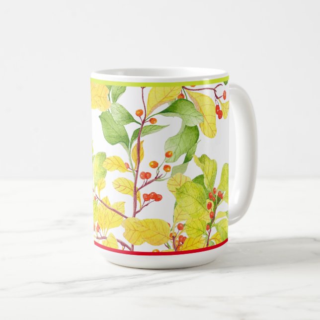 Autumn Berries on a Classic Mug (Front Right)