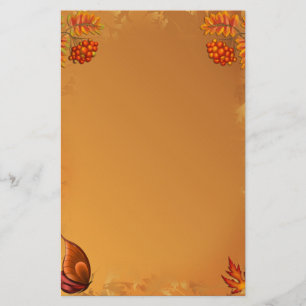 Autumn Berries Stationery