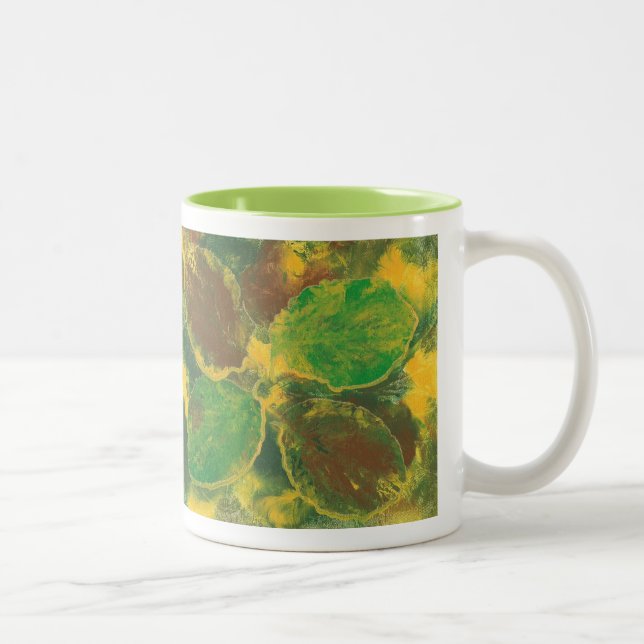 Autumn Birch Leaves Fall Mugs (Right)