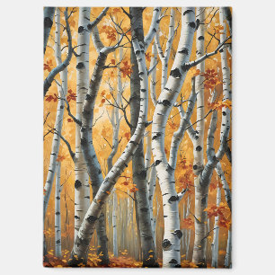 Autumn Birch Trees Magnet