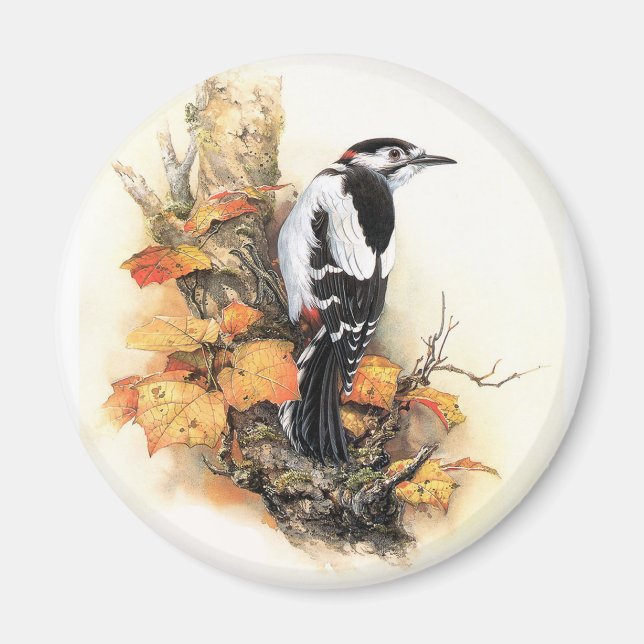 Autumn Bird Magnet (Front)