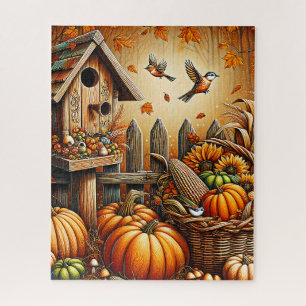 Autumn Birdhouse Puzzle