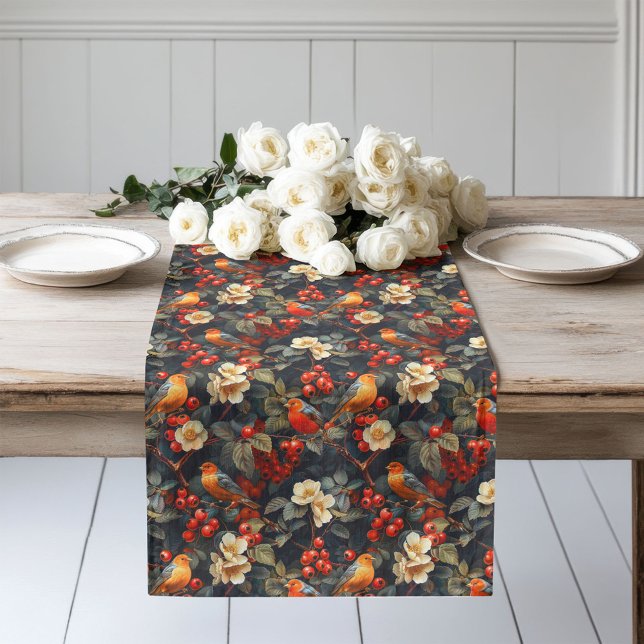 Autumn Birds and Flowers Runner Soft Seasonal (Autumn Birds and Flowers Runner Soft Seasonal)
