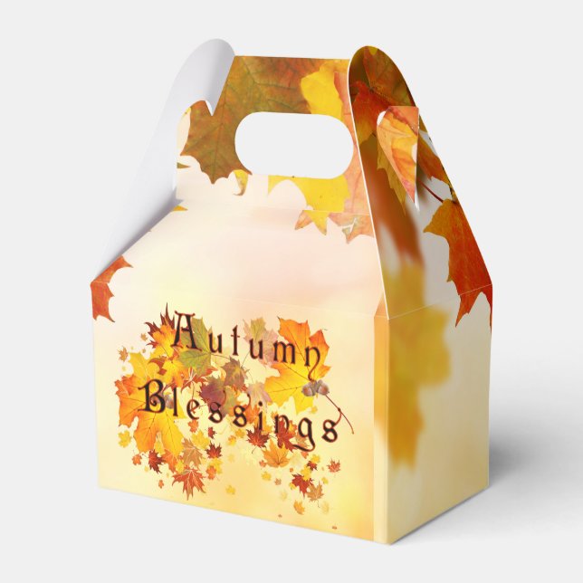 Autumn Blessing Favour Box (Front Side)