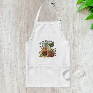 Autumn Blessings Fall Harvest  Standard Apron