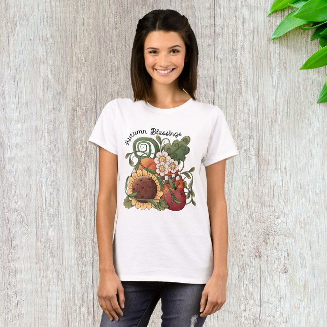 Autumn Blessings Fall Harvest  T-Shirt (Creator Uploaded)