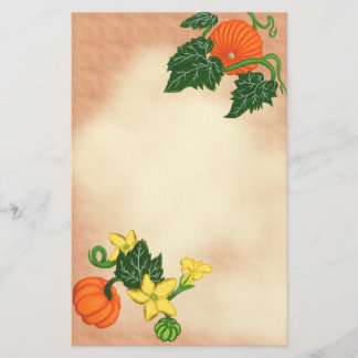 Autumn Blessings ~Pumpkin Patch~ Stationery