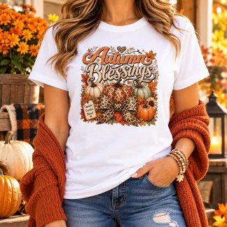 Autumn Blessings Thanksgiving T-Shirt