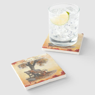 Autumn Bliss Stone Coaster