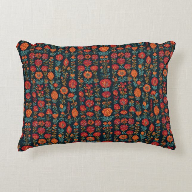Autumn Bloom" Decorative Cushion (Front)