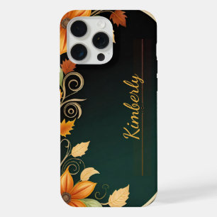Autumn Blossom Elegance iPhone 15 Pro Max Case