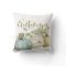 Autumn Blue Pumpkin Throw Pillow