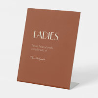 Autumn Boho Deco | Rust Ladies Bathroom