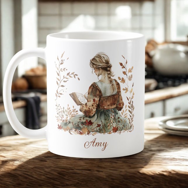 Autumn Book Lover Coffee Mug (Creator Uploaded)