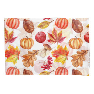 Autumn Botanic Seamless: Floral Elegance. Pillowcase