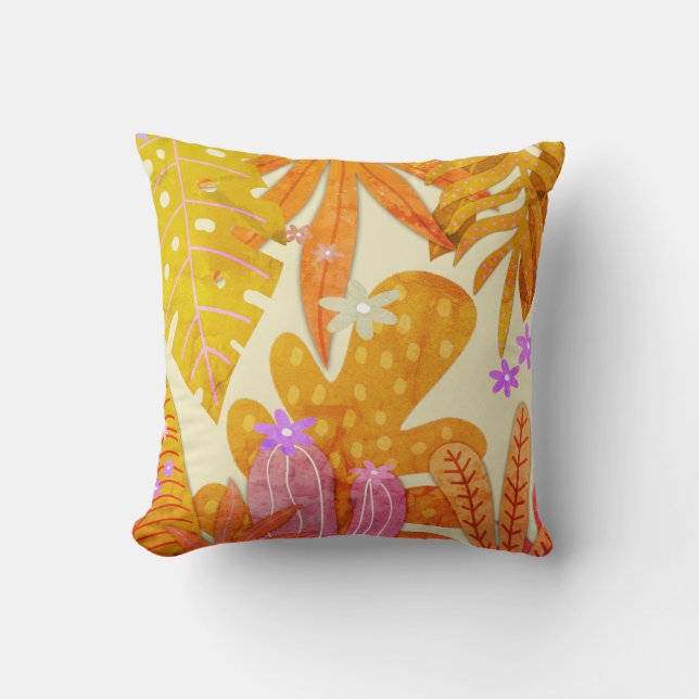 Autumn Botanicals Cushion (Front)