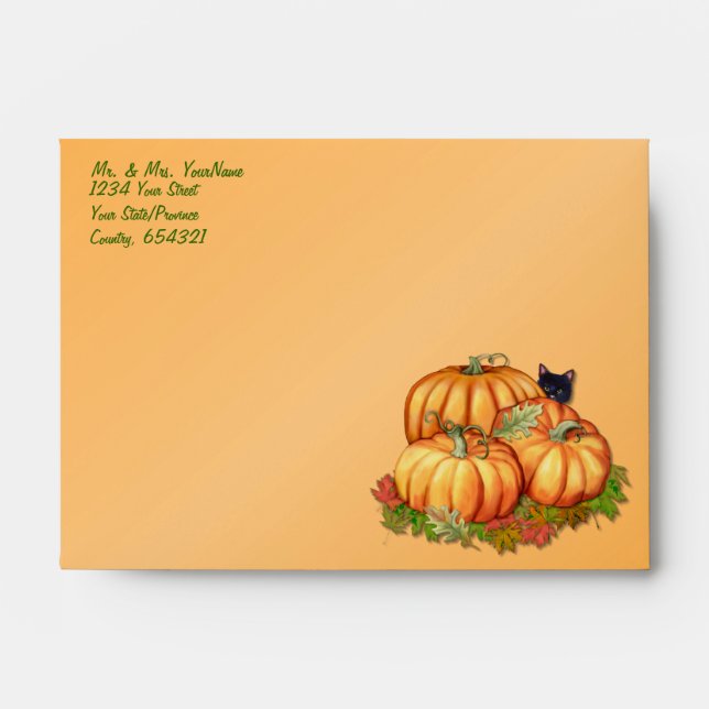 Autumn Bounty -a6 - Customise Envelopes (Front)