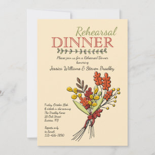 Autumn Bouquet Invitation