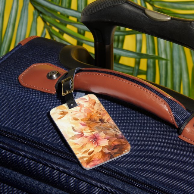 Autumn Bouquet Luggage Tag (Front Insitu 1)