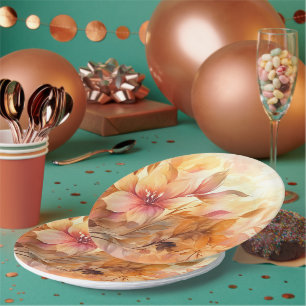 Autumn Bouquet Paper Plate