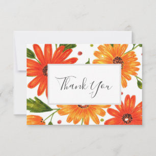 Autumn Bouquet Thank You Card