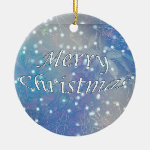 Autumn Brambles Merry Christmas Ornament