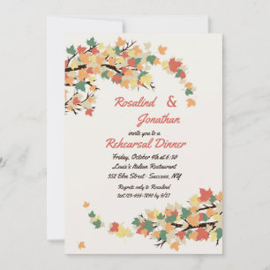 Autumn Branches Invitation
