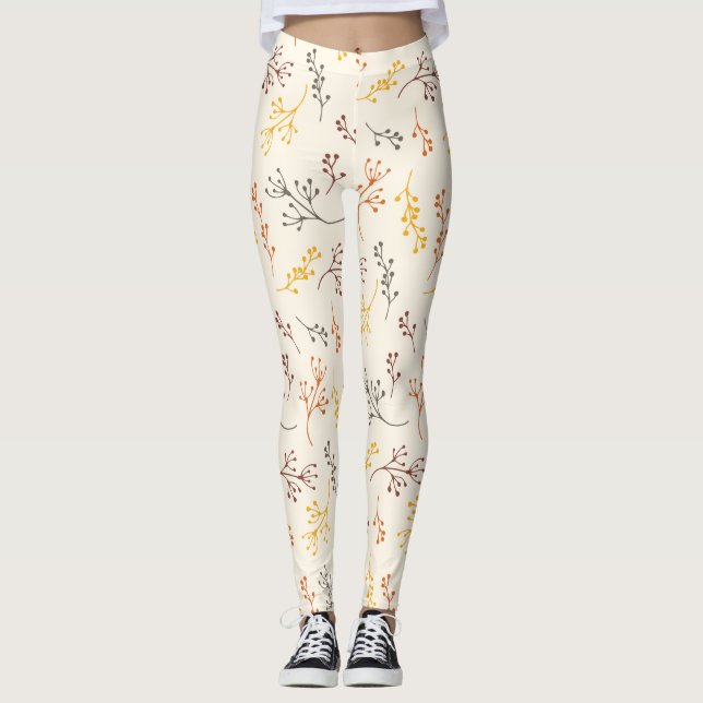 Autumn Branches Leggings (Front)