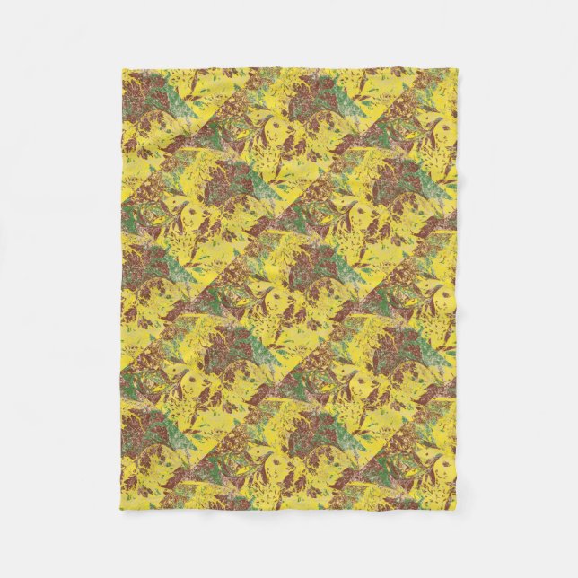 Autumn Breeze Fleece Blanket (Front)