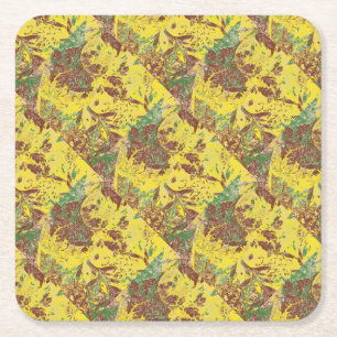 Autumn Breeze Square Paper Coaster