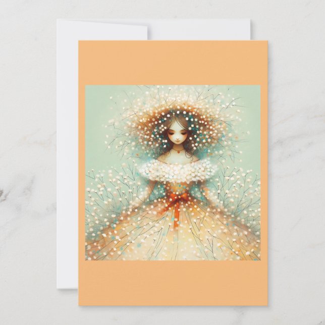 Autumn Bride (blank) Invitation (Front)