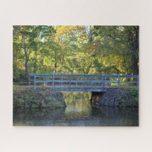 Autumn Bridge Waterscape Puzzle