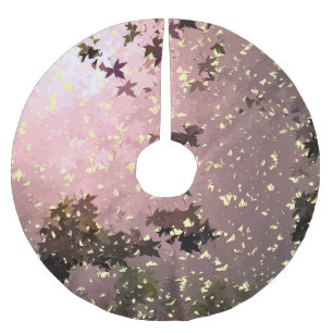 AUTUMN BRUSHED POLYESTER TREE SKIRT