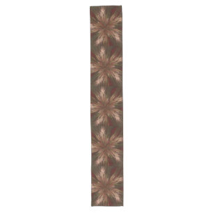 Autumn Burst Fractal Long Table Runner