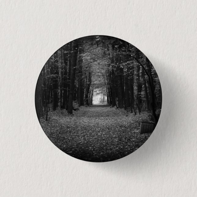Autumn BW 3 Cm Round Badge (Front)
