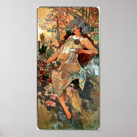Autumn by Alfons Mucha 1896